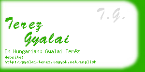 terez gyalai business card